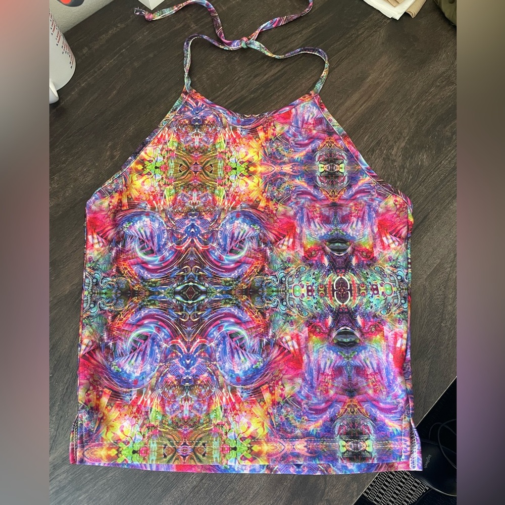 Trippy Halter Top